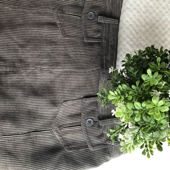 🎄Della Spiga Italy corduroy gray skirt  size 6 - Picture 7 of 8
